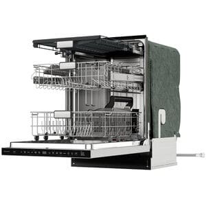 Sharp 24 in. Top Control Smart Dishwasher with 45 dBa Sound Level, 3rd-Rack & Pocket - Stainless Steel, , hires