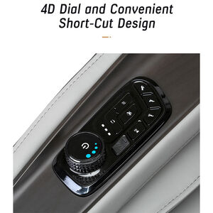 Lifesmart 4D Zero Gravity Massage Chair with Bluetooth Speakers - Gray & Black, , hires