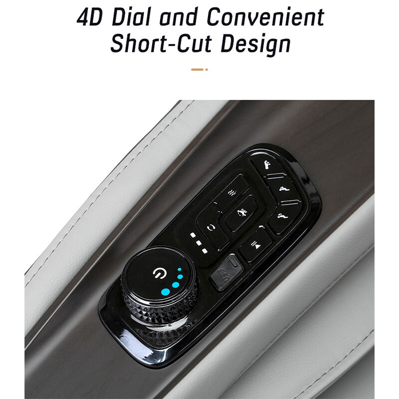 Lifesmart 4D Zero Gravity Massage Chair with Bluetooth Speakers - Gray & Black, , hires