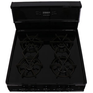 Premier 24 in. 3.0 cu. ft. Oven Freestanding Gas Range with 4 Sealed Burners - Black, , hires
