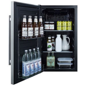 Summit 19 in. 3.1 cu. ft. Left-Hinged ADA Compliant Undercounter Refrigerator - Stainless Steel, , hires