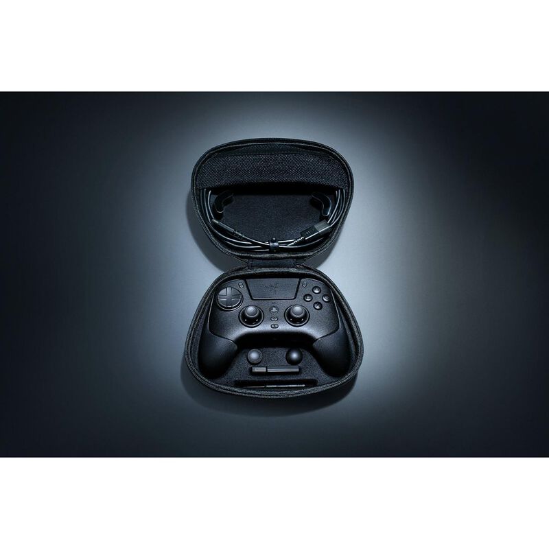 Razer Raiju V3 Pro Wireless Gaming Controller with TMR Thumbsticks and Remappable Buttons for PS5 and PC - Black, , hires
