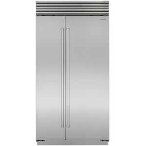 Sub-Zero Classic 42 in. 23.8 cu. ft. Built-In Smart Counter Depth Side-by-Side Refrigerator with Professional Handles - Stainless Steel, , hires
