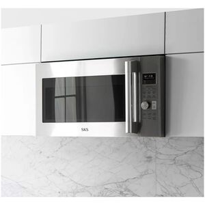 SKS 30 in. 1.7 cu. ft. 950W Smart Over-the-Range Microwave with 300 CFM, Convection & Sensor Cooking - Stainless Steel, , hires