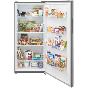 Frigidaire 30 in. 21.0 cu. ft. Garage-Ready Upright Freezer with Adjustable Shelves - Fingerprint Resistant Stainless, , hires