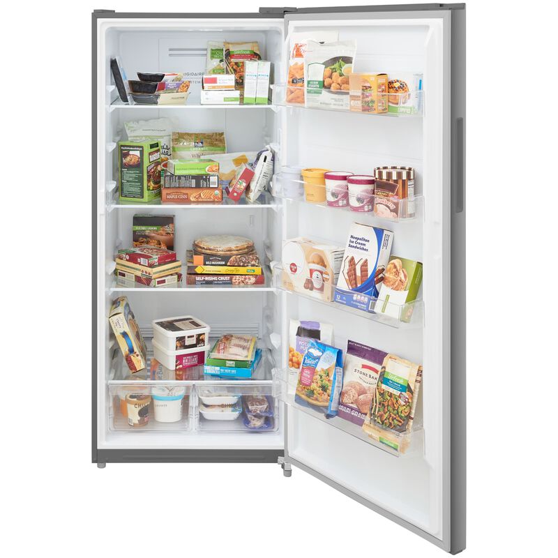 Frigidaire 30 in. 21.0 cu. ft. Garage-Ready Upright Freezer with Adjustable Shelves - Fingerprint Resistant Stainless, , hires