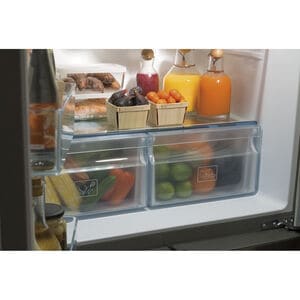 Haier 33 in. 16.8 cu. ft. Counter Depth 4-Door French Door Refrigerator - Stainless Steel, , hires