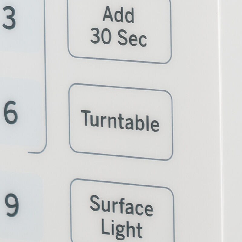 GE 30 in. 1.6 cu. ft. 1000W Over-the-Range Microwave with 300 CFM - White, White, hires