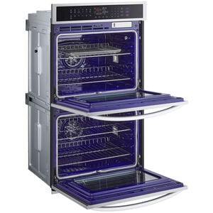 LG 30 in. 9.4 cu. ft. Smart Front Control SteamElectric Double Wall Oven with True European Convection - PrintProof Stainless Steel, , hires