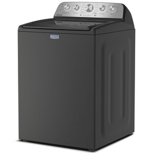 Maytag Pet Pro 27 in. 4.7 cu. ft. Top Load Washer with Agitator - Volcano Black, Volcano Black, hires