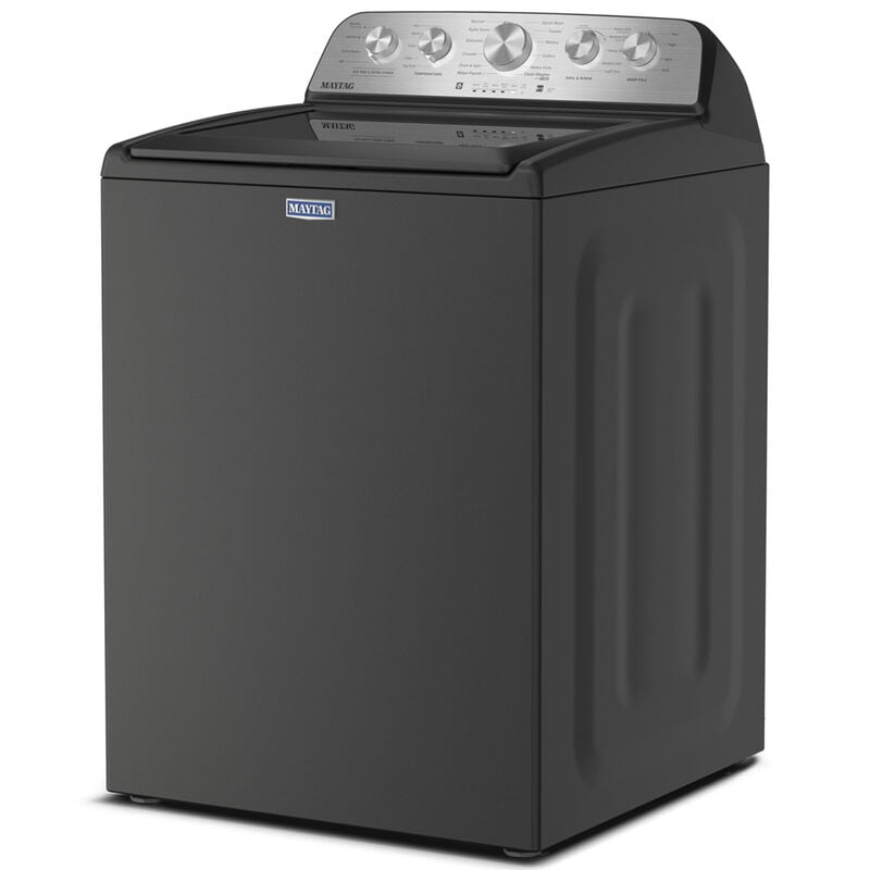 Maytag Pet Pro 27 in. 4.7 cu. ft. Top Load Washer with Agitator - Volcano Black, Volcano Black, hires