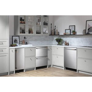 Cafe 24 in. 5.7 cu. ft. Double Refrigerator Drawers - Stainless Steel, Stainless Steel, hires