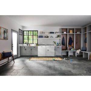 Maytag Pet Pro 29 in. 7.0 cu. ft. Electric Dryer with Sensor Dry & Steam Cycle - White, White, hires