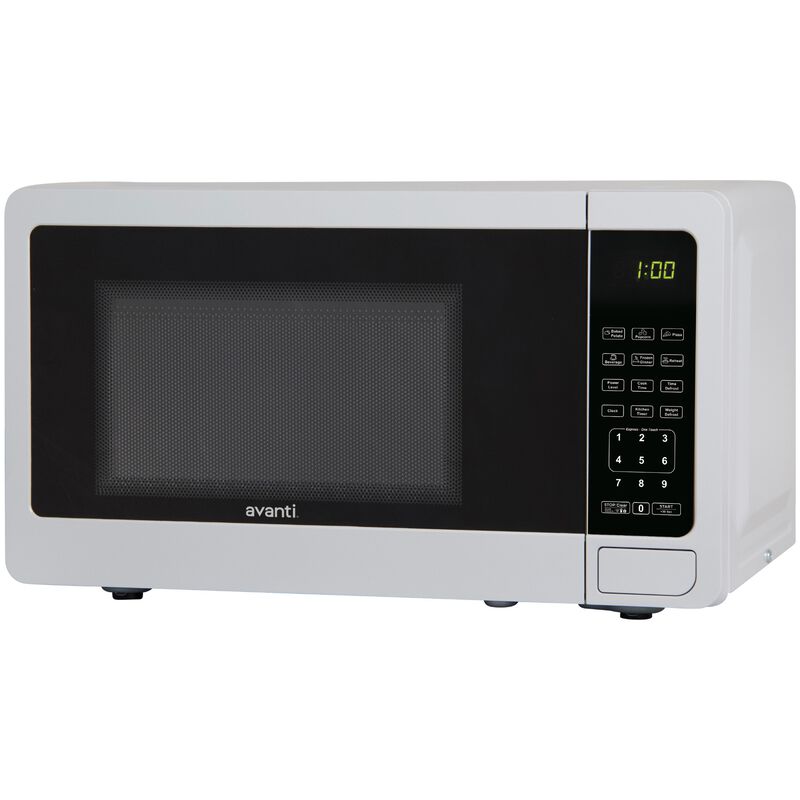 Avanti 18 in. 0.7 cu. ft. 700W Countertop Microwave - White, White, hires