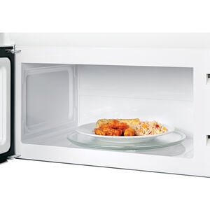 GE 30 in. 1.6 cu. ft. 1000W Over-the-Range Microwave with 300 CFM - White, White, hires