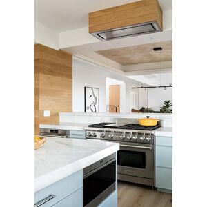Wolf 48 in. Convertible Ceiling Style Range Hood with 2 LED Lights - Stainless Steel, , hires