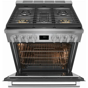 Electrolux 30 in. 4.5 cu. ft. Convection Oven Freestanding Gas Range with 5 Sealed Burners - Stainless Steel, , hires