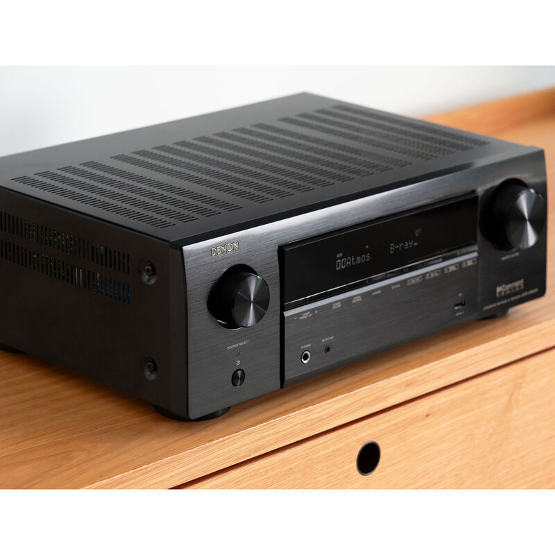 Denon 7.2 Ch. 175W 8K AV Receiver with Built-In HEOS - Black, , hires