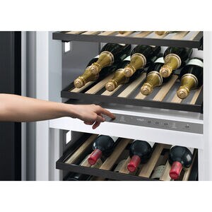 Fisher & Paykel Series 11 24 in. Built-in Column Wine Cabinet with Wood Racks, Dual Temperature Zones & 91 Bottle Capacity - Custom Panel Ready, , hires