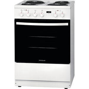 Frigidaire 24 in. 1.9 cu. ft. Electric Range with Coil Burners - White, White, hires
