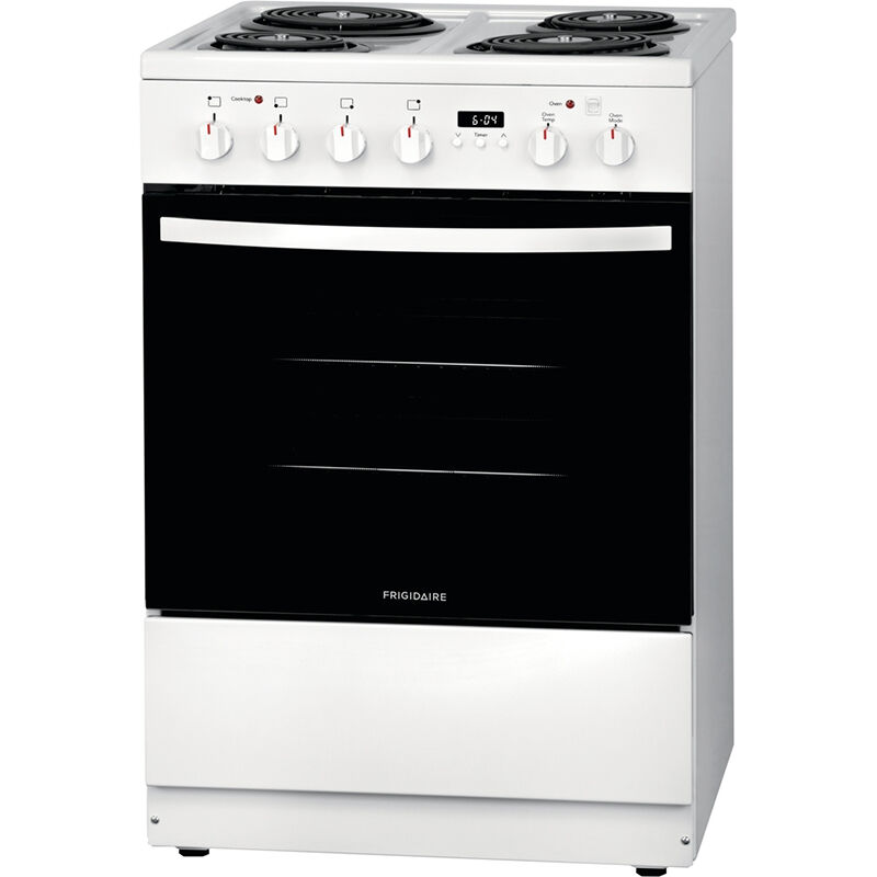 Frigidaire 24 in. 1.9 cu. ft. Electric Range with Coil Burners - White, White, hires