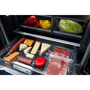 JennAir Rise 36 in. 24.7 cu. ft. Smart Counter Depth French Door Refrigerator with Internal Water Dispenser - Stainless Steel, , hires