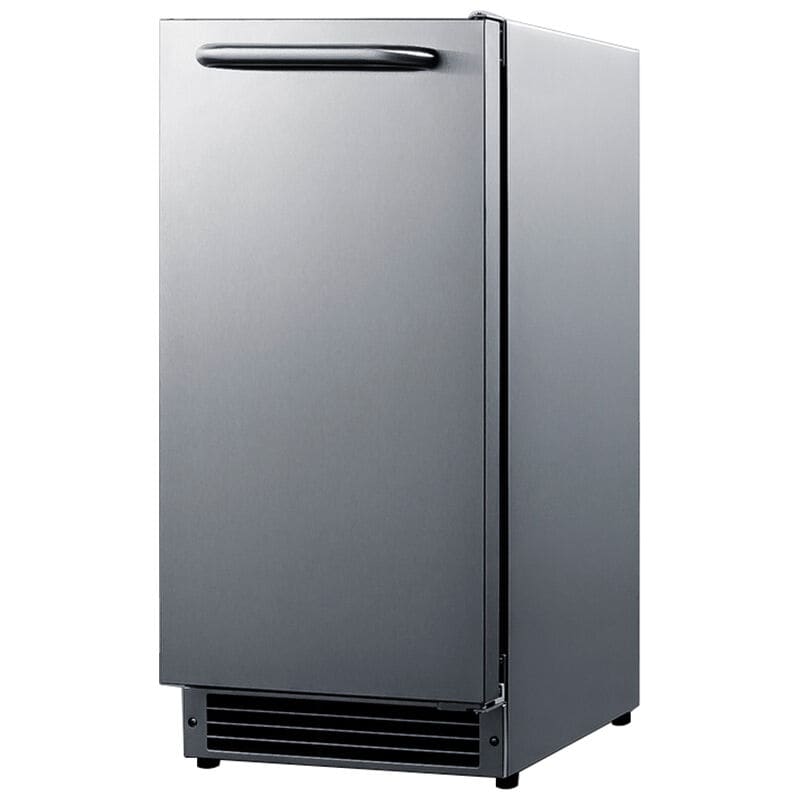 Summit 15 in. Built-In Undercounter Ice Maker with 22 lb. Ice Storage - Stainless Steel, , hires