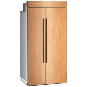 KitchenAid 42 in. 25.5 cu. ft. Built-In Counter Depth Side-by-Side Refrigerator with Ice Maker - Custom Panel Ready, Custom Panel Required, hires