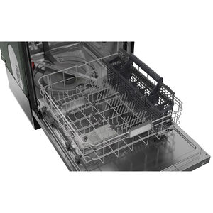 Sharp 24 in. Built-In Dishwasher with Top Control, 42 dBA Sound Level, 14 Place Settings, 6 Wash Cycles & Sanitize Cycle - Stainless Steel, , hires