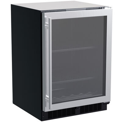 Marvel 24 in. 5.5 cu. ft. Built-In Beverage Center with Adjustable Shelves & Digital Control - Stainless Steel | MLBV124SG01A