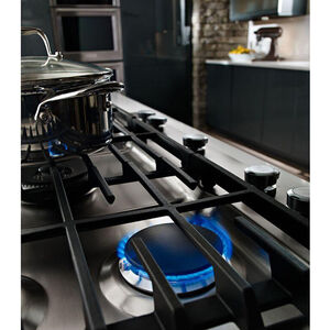 KitchenAid 30 in. 5-Burner Natural Gas Cooktop with Simmer Burner & Power Burner - Stainless Steel, , hires