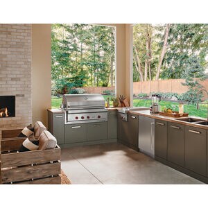 Sub-Zero Designer Series 24 in. Built-In 5.4 cu. ft. Smart Outdoor Undercounter Refrigerator - Custom Panel Ready, , hires