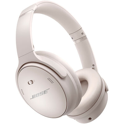 Bose - QuietComfort 45 Wireless Noise Cancelling Over-the-Ear Headphones - White Smoke | QC45WRLSWTSM
