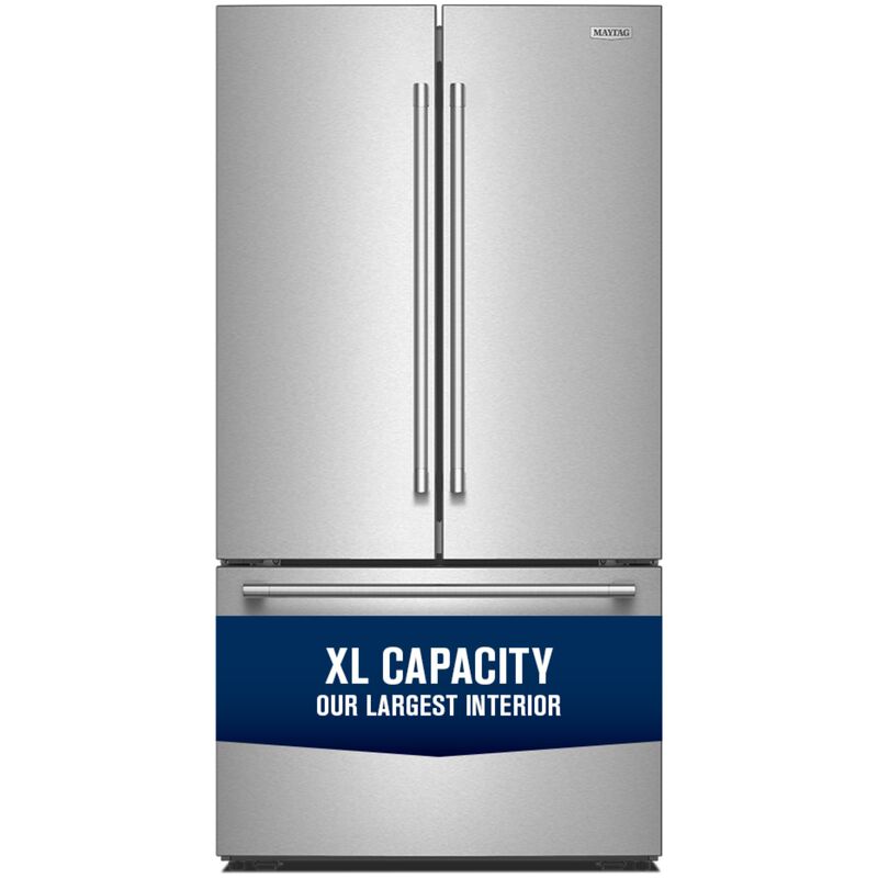 Maytag 36 in. 30.5 cu. ft. French Door Refrigerator with Internal Water Dispenser - Fingerprint Resistant Stainless Steel, , hires
