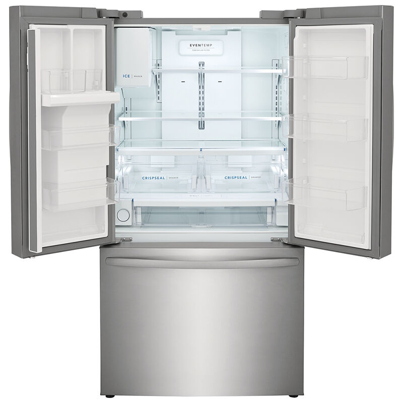 Frigidaire 36 in. 22.6 cu. ft. Counter Depth French Door Refrigerator with External Filtered Ice & Water Dispenser - Stainless Steel, , hires