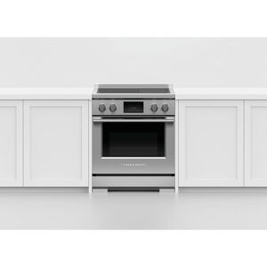 Fisher & Paykel Series 9 30 in. 4.0 cu. ft. Smart Air Fry Convection Oven Freestanding Electric Range with 4 Induction Zones - Stainless Steel, , hires