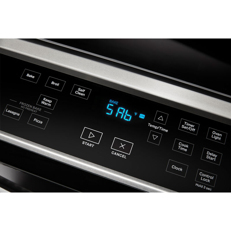 Whirlpool 30" Electric Range with 4 Coil Burners, 4.8 Cu. Ft. Single Oven & Storage Drawer - Black, Black, hires