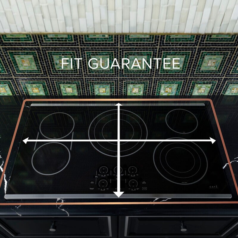 Cafe 36 in. 5-Burner Smart Electric Cooktop with Simmer Burner & Power Burner - Stainless Steel, , hires