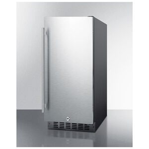 Summit 15 in. 3 cu. ft. Outdoor Undercounter Refrigerator - Stainless Steel, , hires