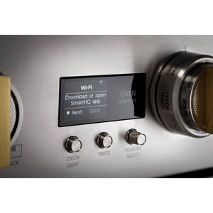 Monogram Statement Series 36 in. 5.7 cu. ft. Smart Air Fry True European Convection Dual Fuel Range with 6 Sealed Burners - Stainless Steel, , hires