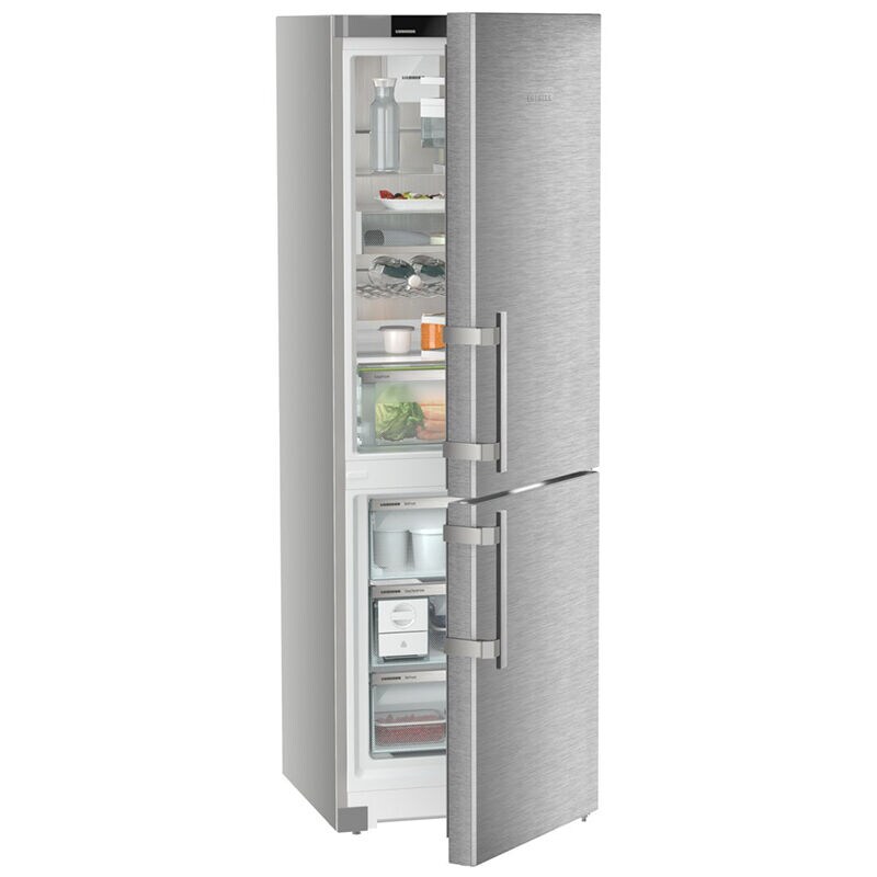 Liebherr Prime 24 in. 11.4 cu. ft. Counter Depth Bottom Freezer Refrigerator - Stainless Steel, , hires