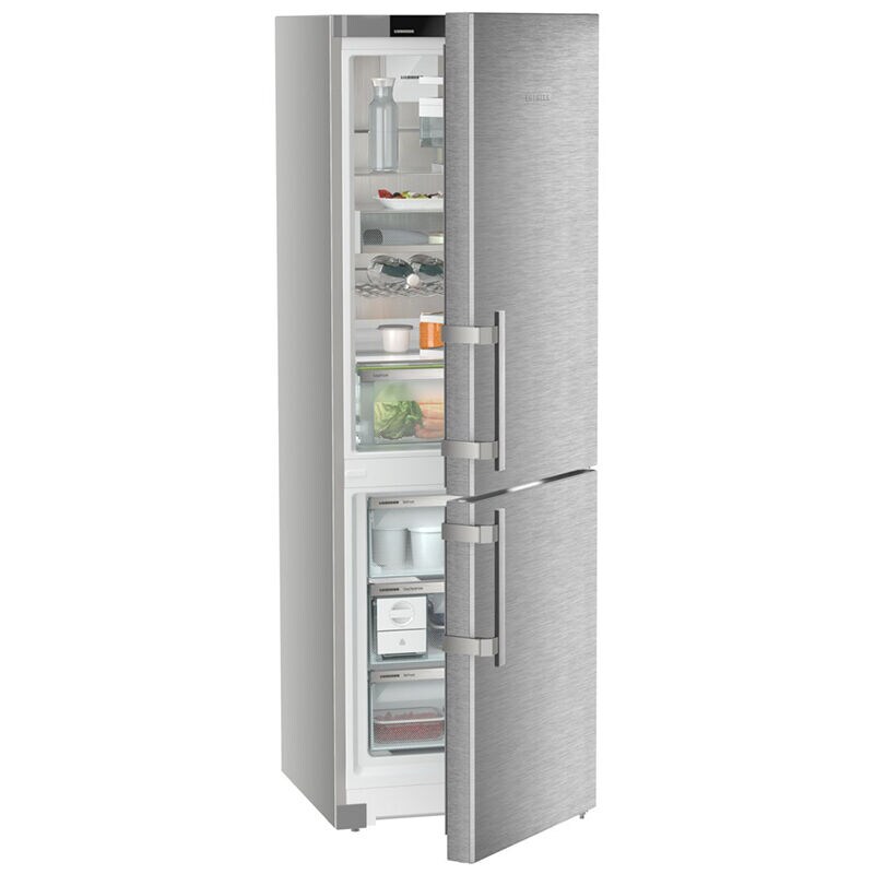 Liebherr Prime Series 24 in. 11.4 cu. ft. Counter Depth Bottom Freezer Refrigerator - Stainless Steel, , hires