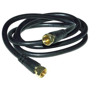 RCA 6' Female to Female Cable - Black, , hires