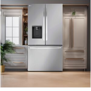 LG 36 in. 30.7 cu. ft. Smart French Door Refrigerator with Ice & Water Dispenser - PrintProof Stainless Steel, , hires