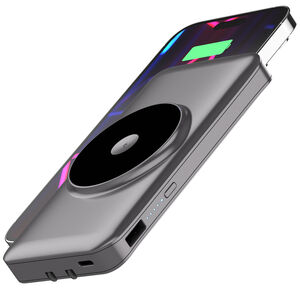 JourneyMag - All-in-One Magnetic Wireless Battery Pack for iPhone 16, 15, 14, 13 & 12 series - Built-in AC Adapter - 20W PD - 10,000mAh, , hires