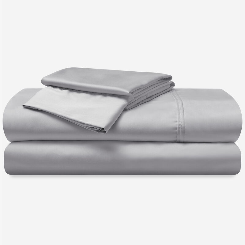 BEDGEAR Hyper-Cotton Split Cal King Size Sheet Set (Ideal for Adj. Bases) - Light Grey, , hires