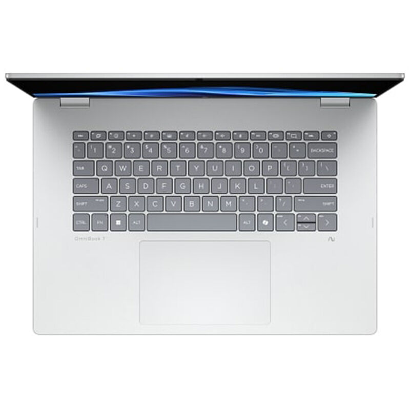 HP OmniBook 7 Flip 16 in. 2-in-1 Touch Screen Notebook with HP AI, Intel Core Ultra 7 256V, 8-Core CPU, Intel Arc 140V, 8GB VRAM GPU, 16 GB RAM, 512 GB SSD, up to 15.75 Hrs. of Battery Life & Windows 11 Home - Glacier Silver, , hires