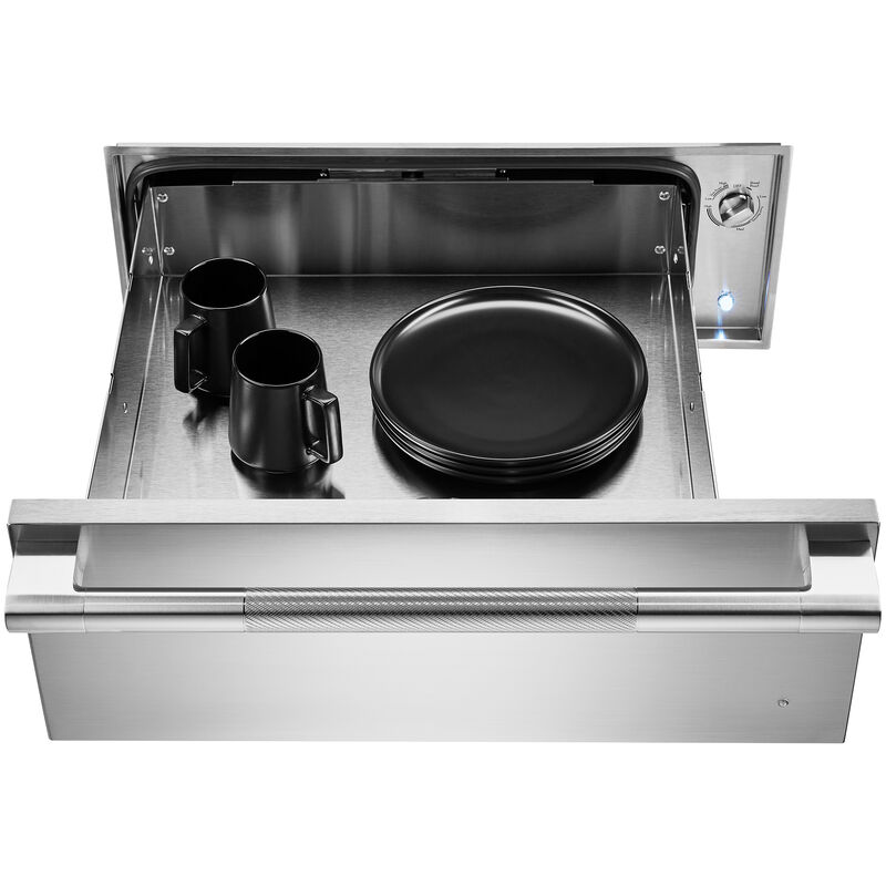 JennAir Rise 27 in. 1.5 cu. ft. Warming Drawer with Humidity Control - Stainless Steel, , hires