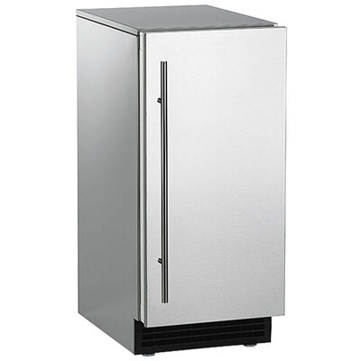 Scotsman Brilliance Series 15 in. Ice Maker with 26 Lbs. Ice Storage Capacity, Clear Ice Technology & Digital Control - Stainless Steel | SCCG50MB1SS