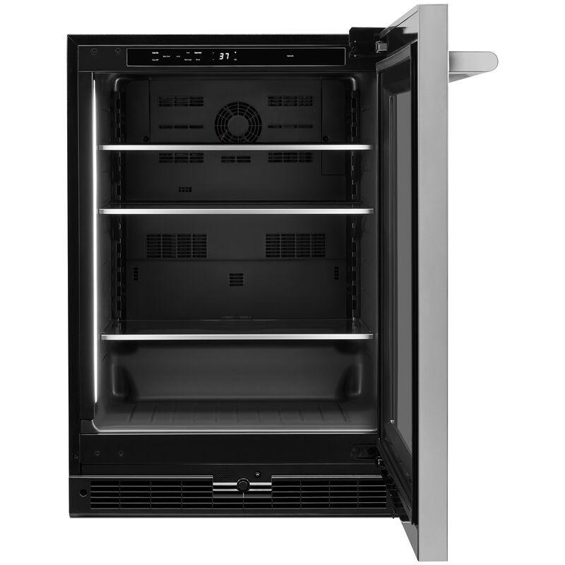 JennAir Rise 24 in. 5.2 cu. ft. Built-In Undercounter Refrigerator - Stainless Steel, , hires